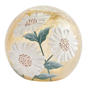 Studio 66 Daybreak Floral Mini Orb Light LED Table Decor