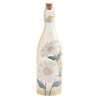 Studio 66 Daybreak Floral Bottle LED Table Decor