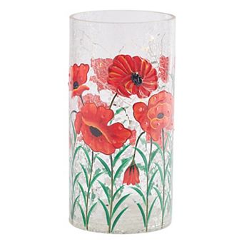 Studio 66 Royal Poppy Vase LED Table Decor