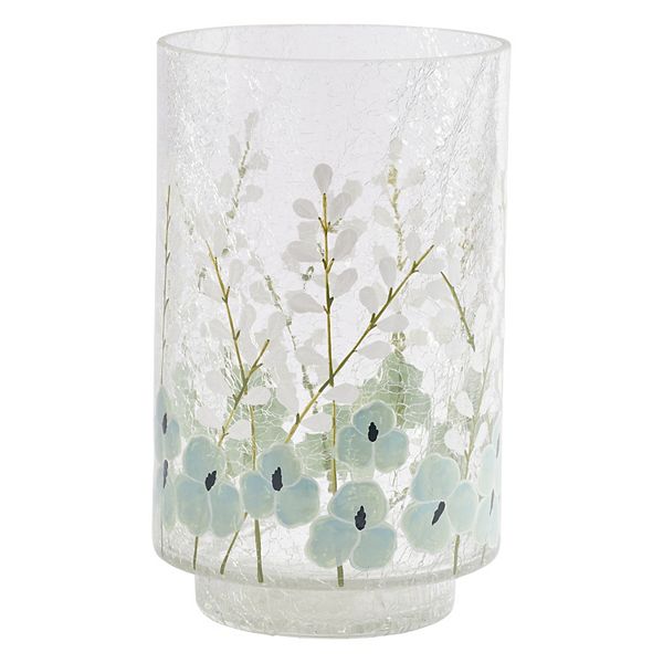 Studio 66 Dreamfields Floral Hurricane Vase Table Decor