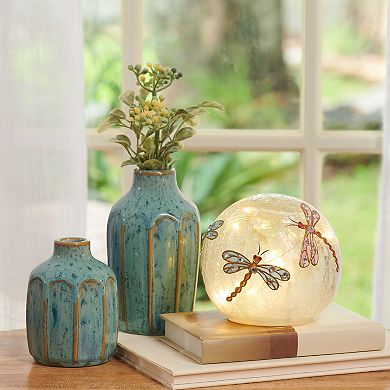 Studio 66 Dancing Dragonflies Mini Orb LED Table Decor