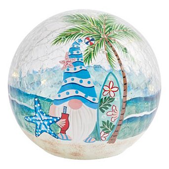 Studio 66 Surfer Gnome Mini Orb LED Table Decor