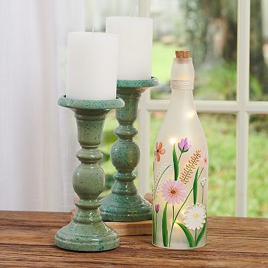 Studio 66 English Garden Bottle LED Table Decor