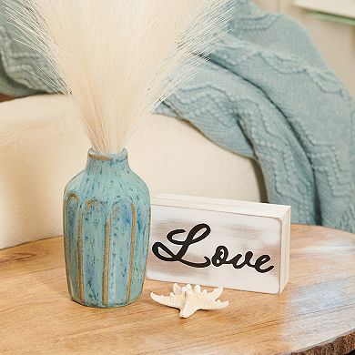 Studio 66 Skylar "Love" Box Art, Vase & Starfish Table Decor 3-pc. Set