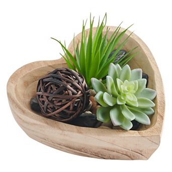 Studio 66 Desert Hearts Artificial Succulents Centerpiece Table Decor