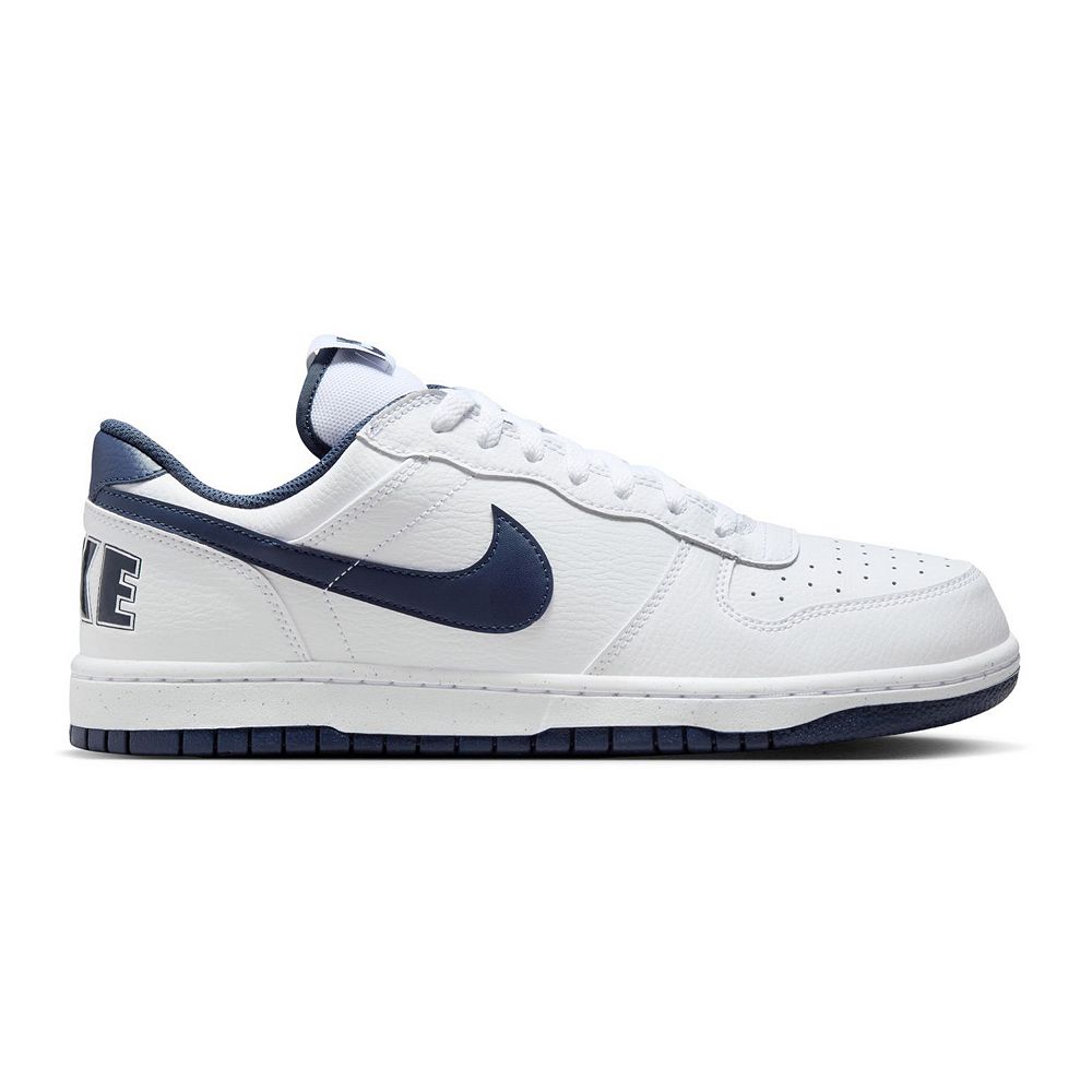 Nike Mens White and Navy Sneakers Navy Nike Mens Court Vision Low Sneaker | Rack Room Shoes main image 4