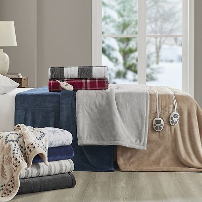 Cuddl duds plush blanket king sale