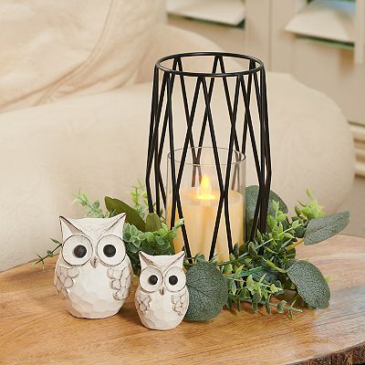 Studio 66 Wesley Wooden Owl Table Decor