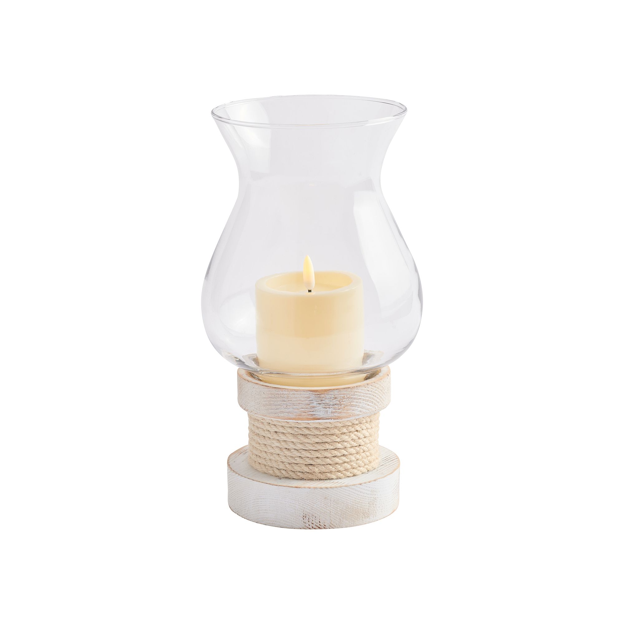 Studio 66 Shea Hurricane LED Candle Holder Table Decor, Multi None