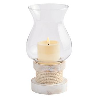 Studio 66 Shea Hurricane LED Candle Holder Table Decor