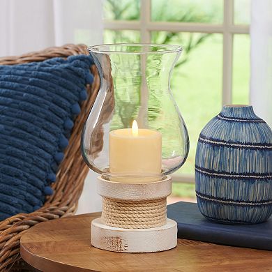 Studio 66 Shea Hurricane LED Candle Holder Table Decor