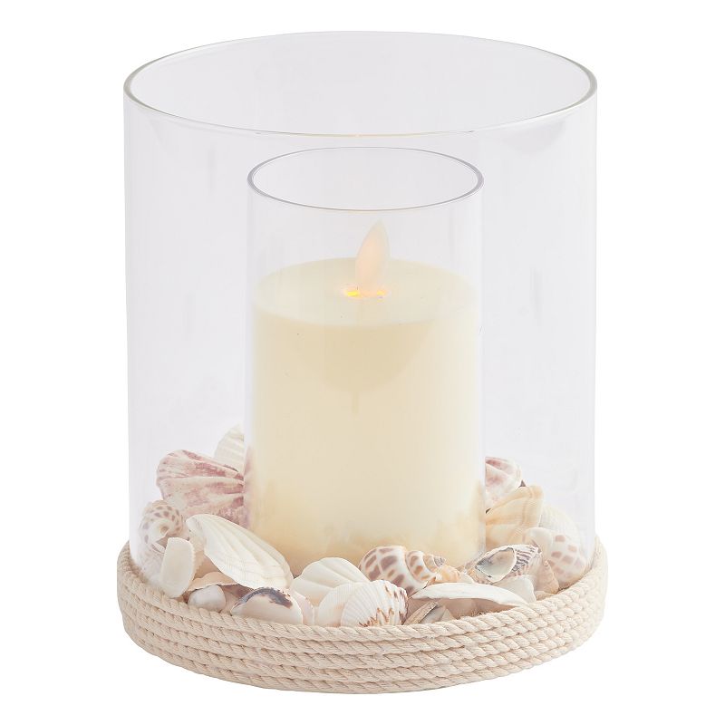 studio 66 margate hurricane led candle holder table decor, multi none