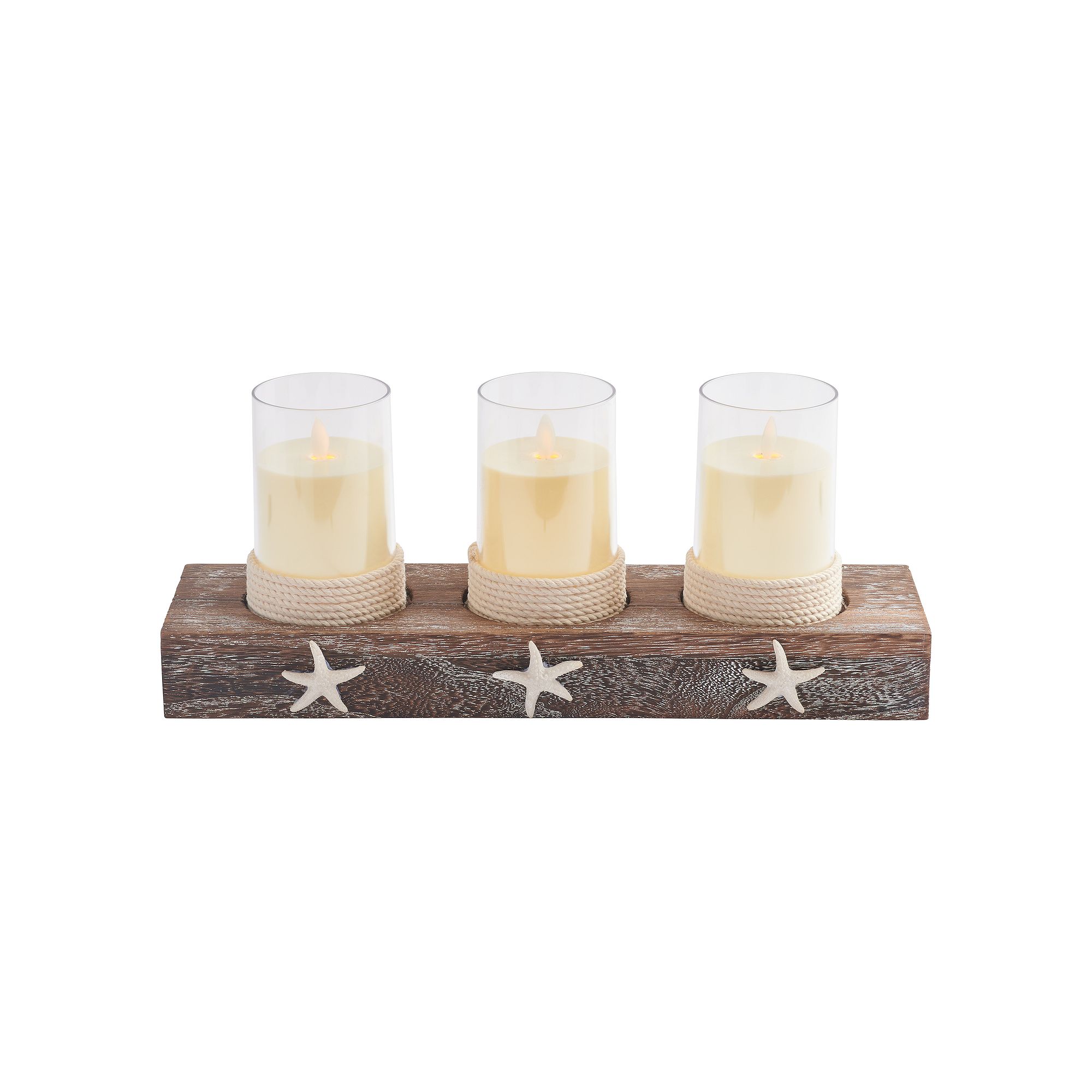 Studio 66 Panama LED Candle Tray Table Decor, Multi None