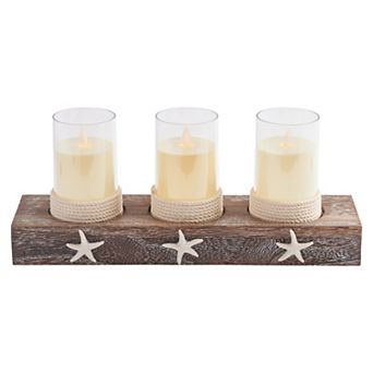 Studio 66 Panama LED Candle Tray Table Decor