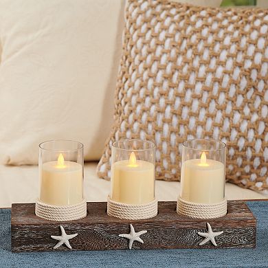 Studio 66 Panama LED Candle Tray Table Decor