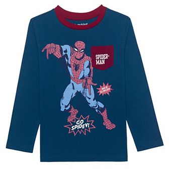 Boys 4-12 Jumping Beans® Spider-Man Long Sleeve Graphic Fashion Tee