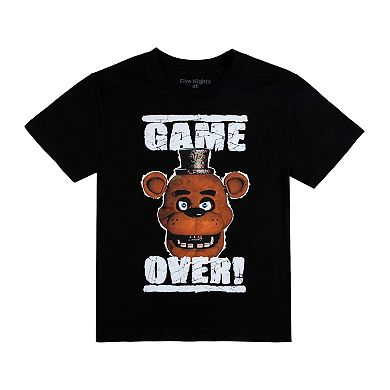 Boys 8-20 Bioworld Five Nights at Freddy's Short Sleeve Crewneck Graphic Tee 4-Pack