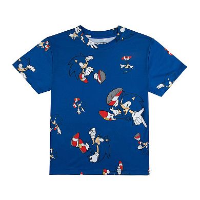 Boys 8-20 Sonic The Hedgehog 4-Pack Short Sleeve Tees