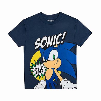 Boys 8-20 Sonic The Hedgehog 4-Pack Short Sleeve Tees