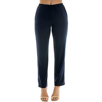 Women's Nina Leonard Classic Drawstring Pant