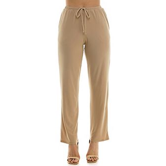Women's Nina Leonard Classic Drawstring Pant