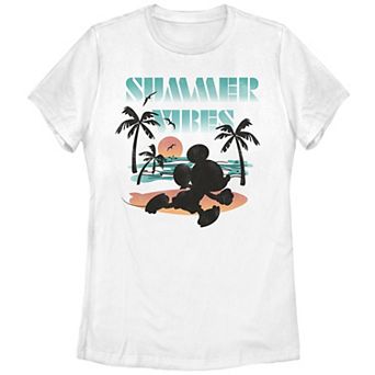 Disney's Mickey Mouse Summer Vibes Juniors' Graphic Tee