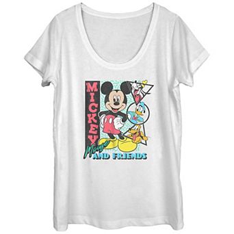 Disney's Mickey Mouse And Friends Portraits Juniors' Graphic Tee