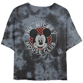 Disney's The Mickey Mouse Club Crop Top Bombard Wash Juniors' Graphic Tee