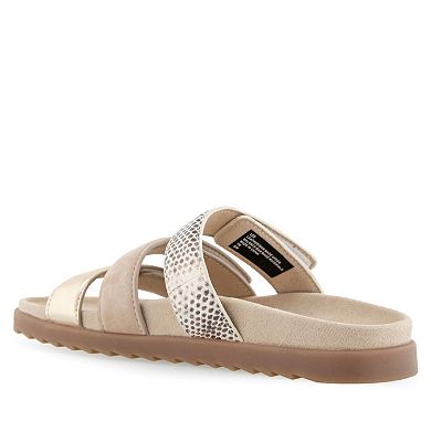 Aerosoles Lee Women's Leather Slide Sandals