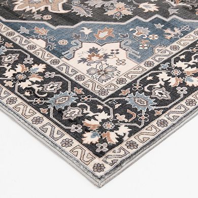 Sonoma Goods For Life® Dream Step Medallion Border Area Rug