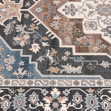 Sonoma Goods For Life® Dream Step Medallion Border Area Rug