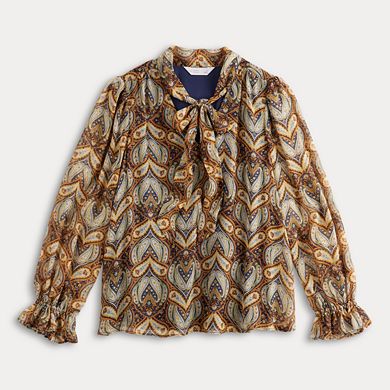 Women's LC Lauren Conrad Tie-Front Blouse