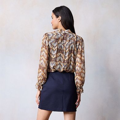 Women's LC Lauren Conrad Tie-Front Blouse