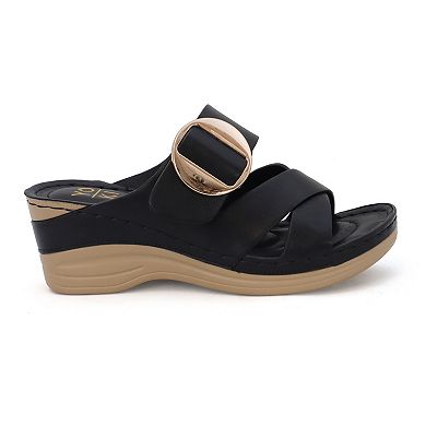 Yoki Irena Women's Wedge Sandals