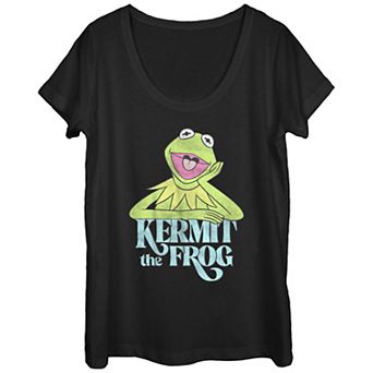 Disney's Kermit The Frog Portrait Juniors' Graphic Tee