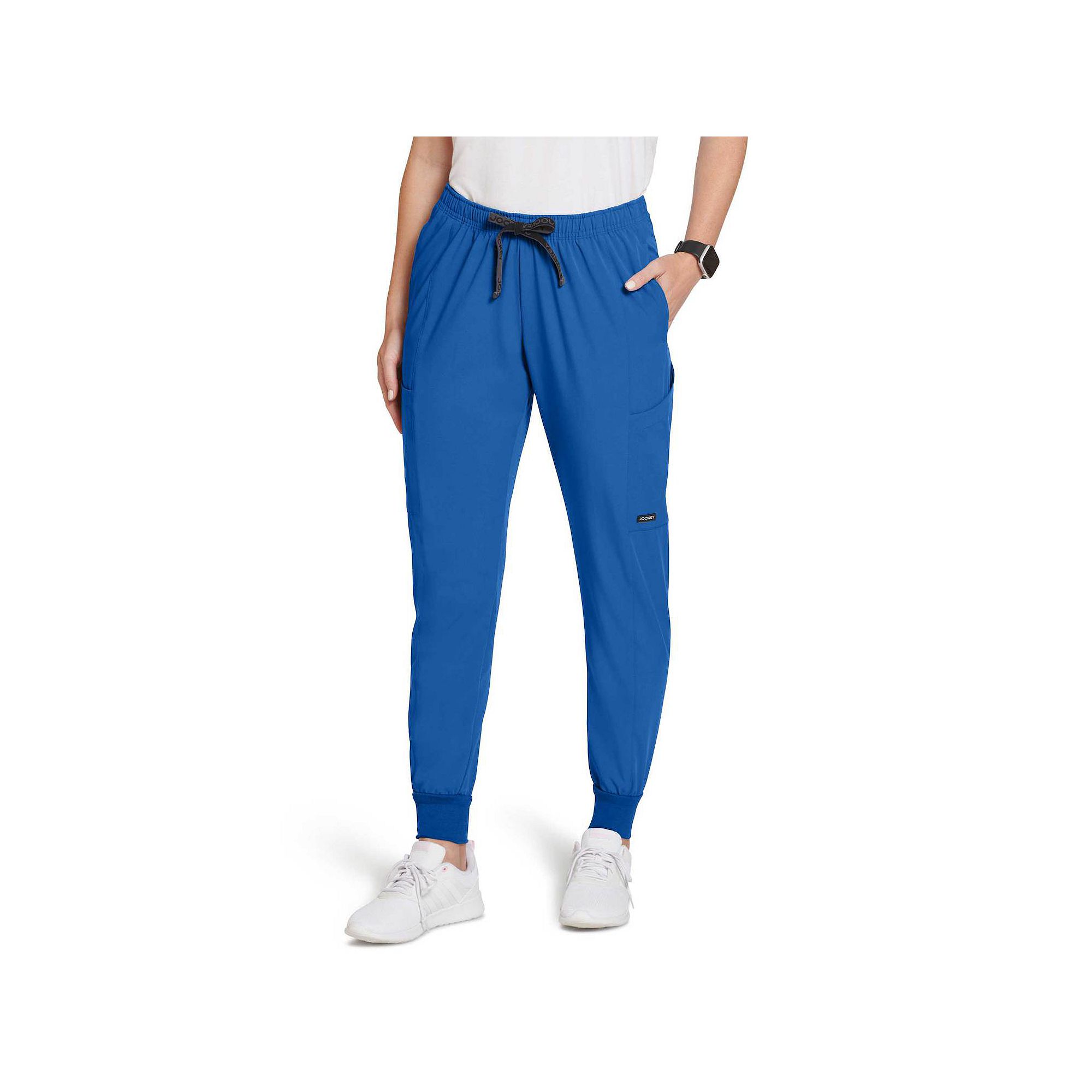 Womens Jockey® Cargo Scrub Jogger Pants, Size: XS, Royal