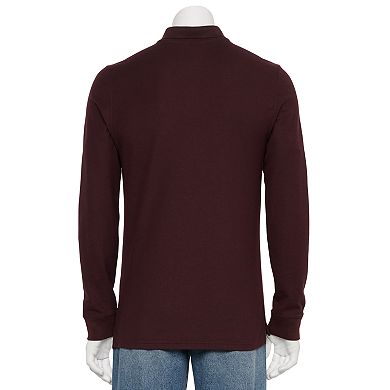 Men's Sonoma Goods For Life Adaptive Long Sleeve Pique Polo