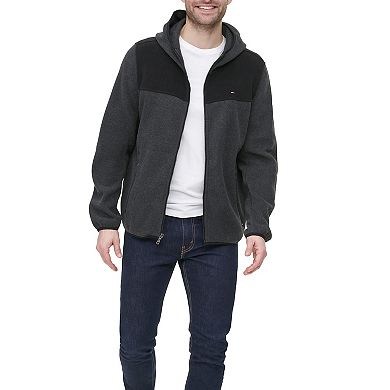 Men's Tommy Hilfiger Fleece Colorblock Hooded Jacket