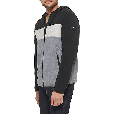 Men's Tommy Hilfiger Fleece Colorblock Hooded Jacket