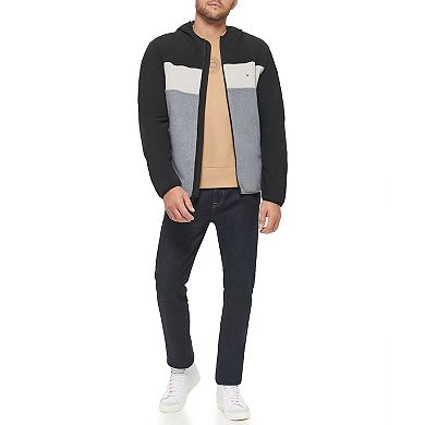 Men's Tommy Hilfiger Fleece Colorblock Hooded Jacket