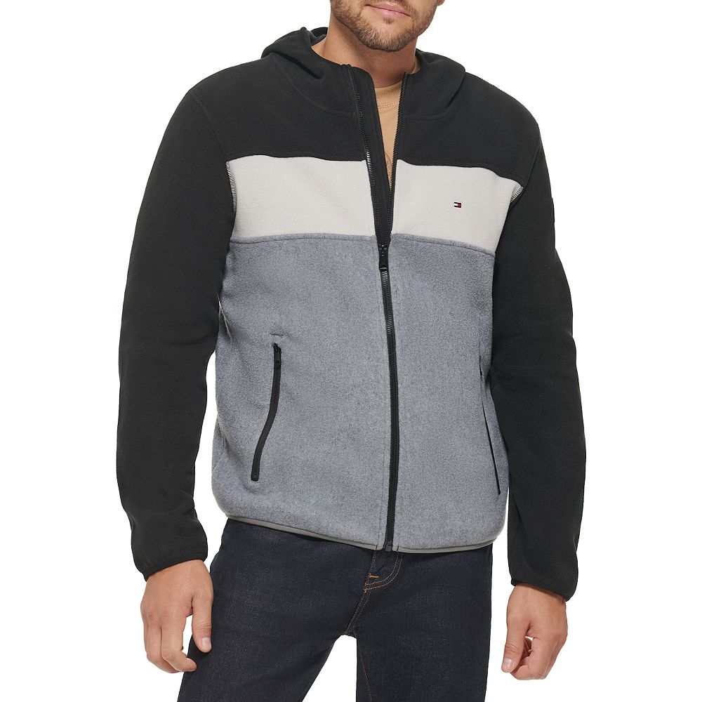Drag Racing Dad Fleece Lined Colorblock Hooded Jacket