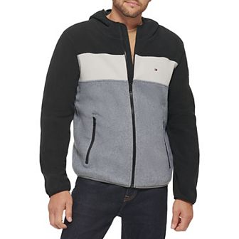 Men's Tommy Hilfiger Fleece Colorblock Hooded Jacket
