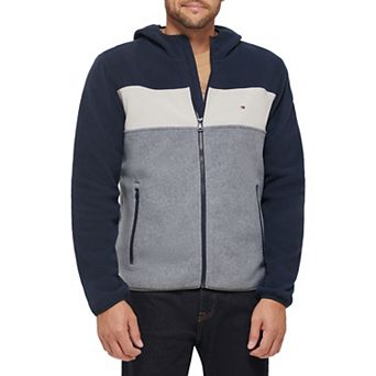 Men's Tommy Hilfiger Fleece Colorblock Hooded Jacket
