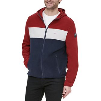 Men's Tommy Hilfiger Fleece Colorblock Hooded Jacket