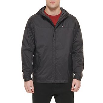 Big & Tall Tommy Hilfiger Hooded Rain Jacket