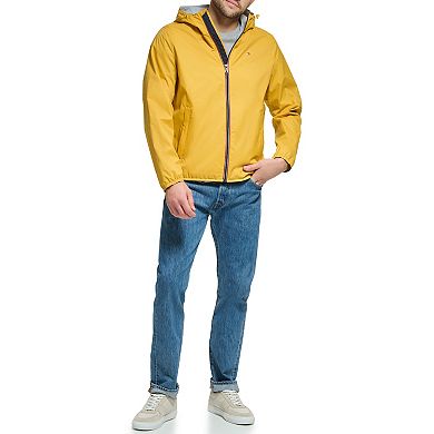 Men's Tommy Hilfiger Nylon Rain Slicker Jacket with Hood
