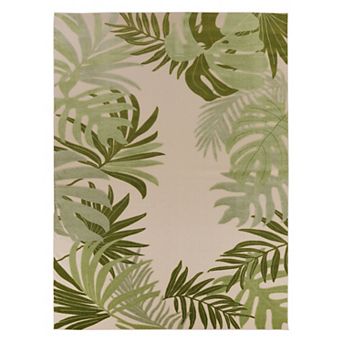 Nourison Aloha Tropical Palm Indoor / Outdoor Rug
