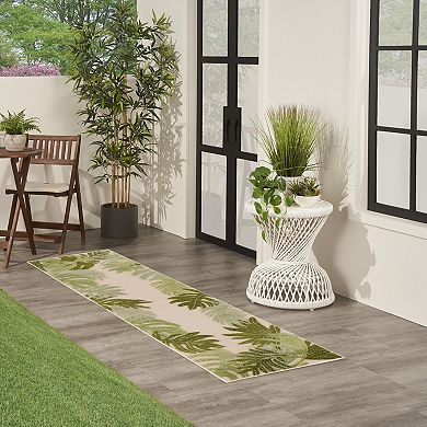 Nourison Aloha Tropical Palm Indoor / Outdoor Rug