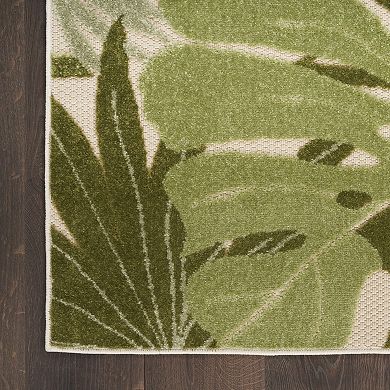 Nourison Aloha Tropical Palm Indoor / Outdoor Rug