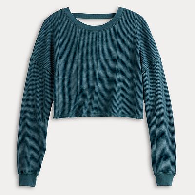 FCRB TECH WAFFLE TEAM CREWNECK TOP